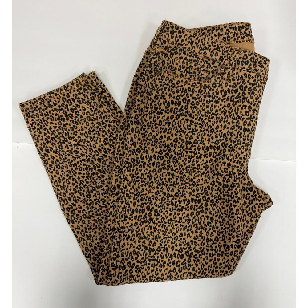 Women's New Direction Size 14 Leopard Print Pant. WJ115